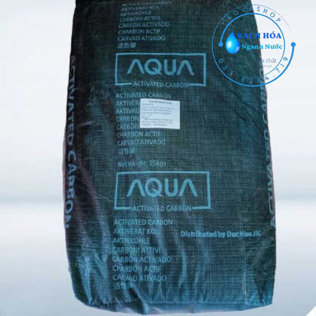 Than Hoạt Tính Aqua 6×12 Mesh – Vật Liệu Lọc Nước Khử Mùi, Khử Hữu Cơ Hiệu Quả Cao