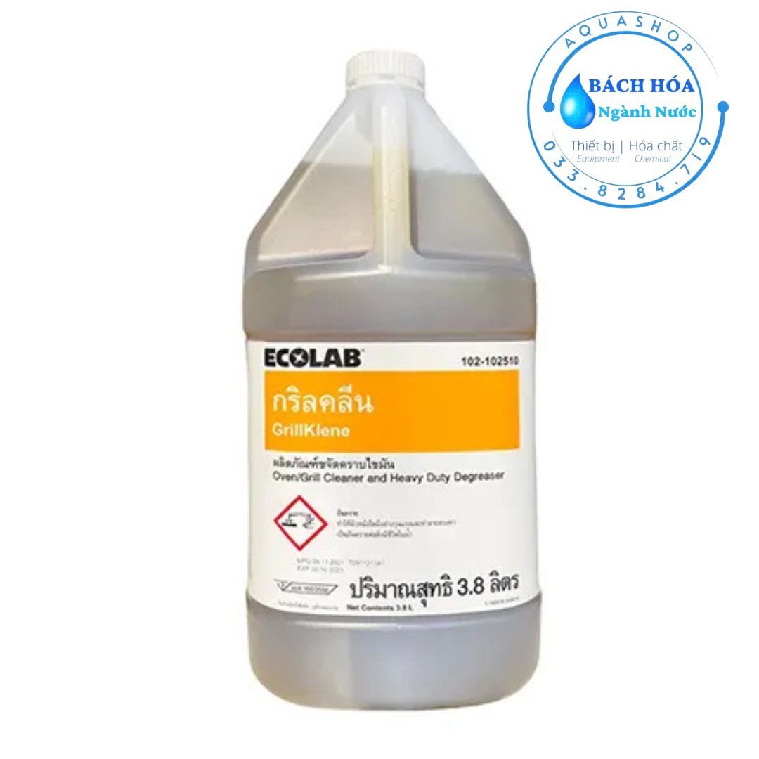 Hóa chất Ecolab Grillklene – Hóa Chất tẩy rửa dầu mỡ cháy, cặn bám lò nướng và bếp công nghiệp
