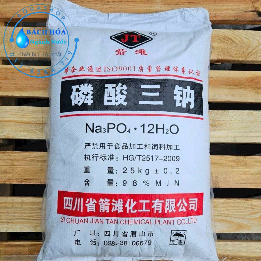 NATRI PHOTPHAT Na₃PO₄·12H₂O (TSP) – GIẢI PHÁP TOÀN DIỆN CHO XỬ LÝ NƯỚC, CHỐNG CÁU CẶN & TẨY RỬA CÔNG NGHIỆP