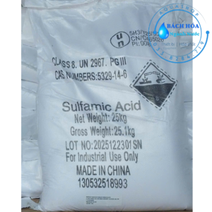 AXIT SULFAMIC H₃NSO₃ 99% – GIẢI PHÁP TẨY CẶN CHUYÊN SÂU, AN TOÀN & TỐI ƯU CHO HỆ THỐNG XỬ LÝ NƯỚC