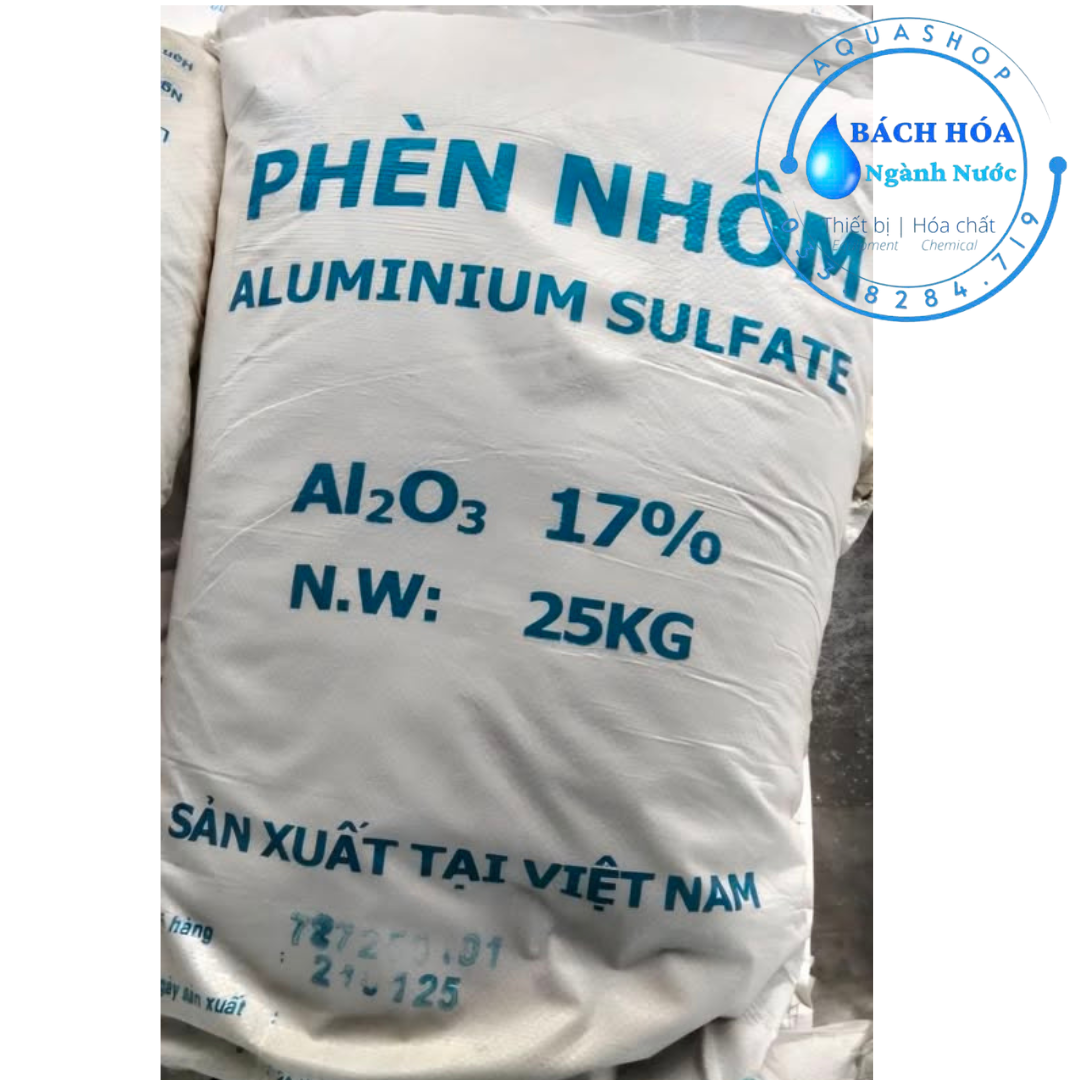 PHÈN NHÔM 17% (ALUMINIUM SULFATE) – GIẢI PHÁP KEO TỤ TỐI ƯU CHO XỬ LÝ NƯỚC CÔNG NGHIỆP