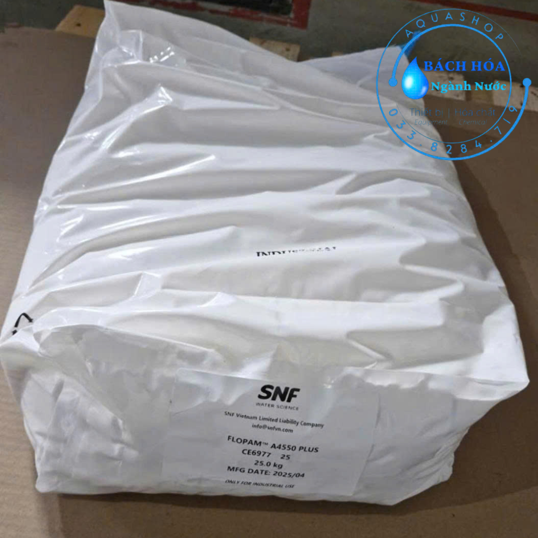 Hóa Chất Polymer Anion FLOPAM (NSF) – Giải Pháp Tối Ưu Cho Keo Tụ, Tạo Bông & Xử Lý Bùn Hiệu Quả