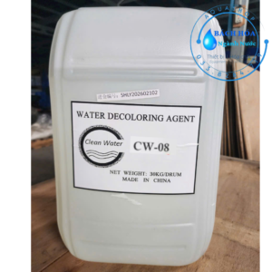 Chất Khử Màu CW-08 – Giải Pháp Xử Lý Độ Màu Hiệu Quả Cho Hệ Thống Nước Thải Công Nghiệp