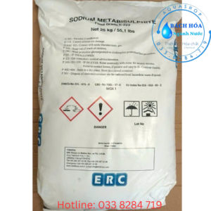 Sodium Metabisulfite (Na₂S₂O₅) Oxyvit Thổ Nhĩ Kỳ – Hóa Chất Khử Clo, Khử Oxy Và Chống Oxy Hóa Hiệu Quả