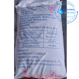Sodium Bicarbonate Food Grade (NaHCO₃) Trung Quốc – Baking Soda Thực Phẩm Chất Lượng Cao
