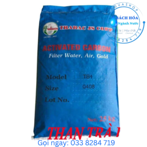 Than hoạt tính Trà Bắc TB4 4x8 mesh – Vật liệu lọc nước kinh tế, hiệu quả cho hệ thống xử lý nước