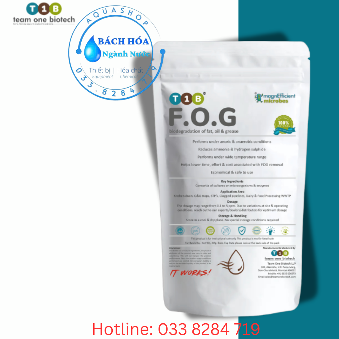 Vi khuẩn loại bỏ dầu mỡ FOG - Aquashop
