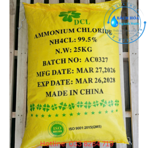 MUỐI LẠNH NH4Cl 99,5% – AMONI CLORUA BỔ SUNG NITƠ VÀ HÓA CHẤT CÔNG NGHIỆP